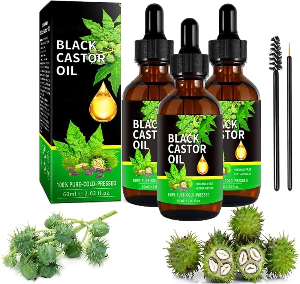 Castor Oil Premium-Nutre, fortalece y revitaliza tu cabello desde la raíz 100% Efectivo